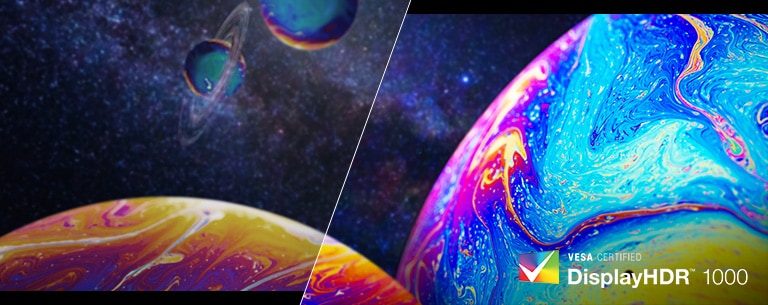 Colori e contrasto realistici.
