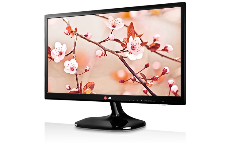 LG Monitor TV LED, 24 Pollici, 16:9 con Mega Contrast DFC 5.000.000:1, Full HD, luminosità 250 cd/m2, angolo di visuale 170°/160° e appendibile a parete., 24MT46D