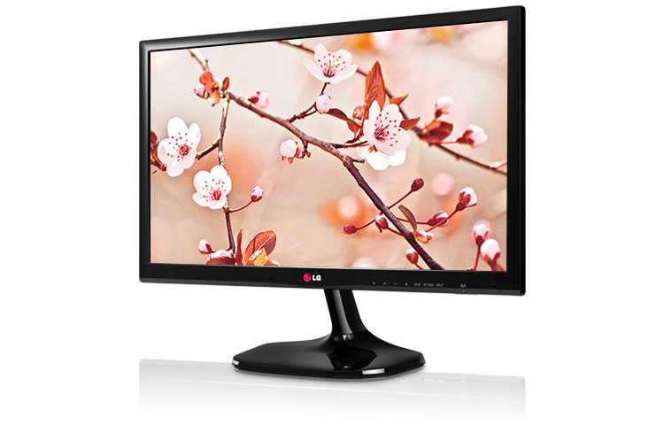 LG Monitor TV IPS, 24 pollici, 16:9 con MC DFC 5.000.000:1, Full HD, luminosità 250 cd/m2, angolo di visuale 178°/178° e appendibile a parete., 24MT55D