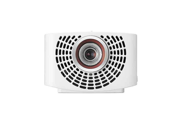 Vista frontale di LG Proiettore LED, 1400 lumen, Bluetooth, 2 HDMI PF1500G
