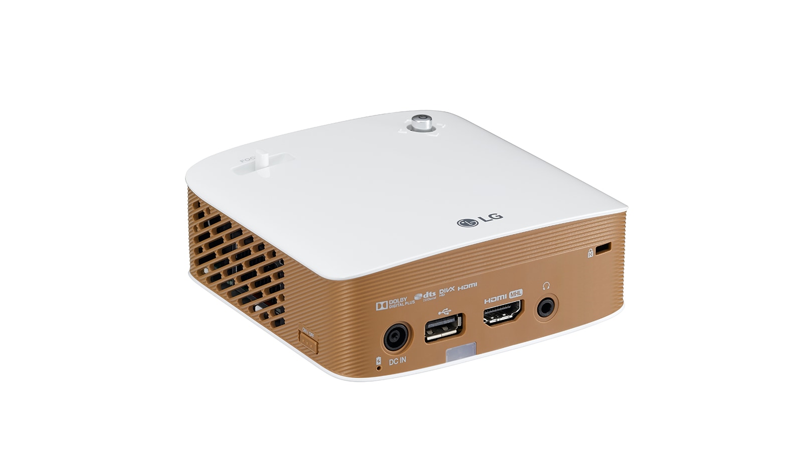 LG Proiettore MiniBeam LED HD 130 lumen Portatile Contrasto 100,000:1, PH150G