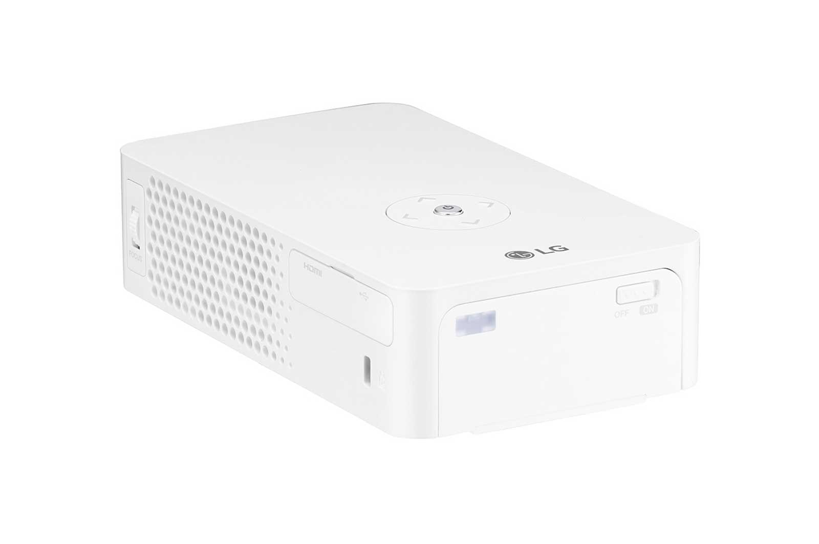 LG Proiettore MiniBeam LED HD 250 Lumens Portatile Contrasto 100,000:1, PH30JG