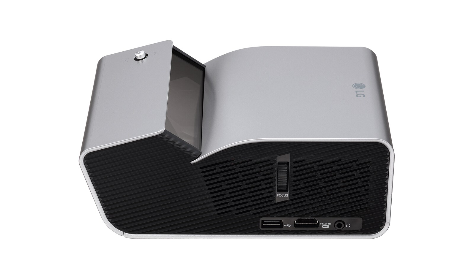 LG Proiettore LED, Portatile, Tiro Corto, 450 lumen, Bluetooth, PH450UG