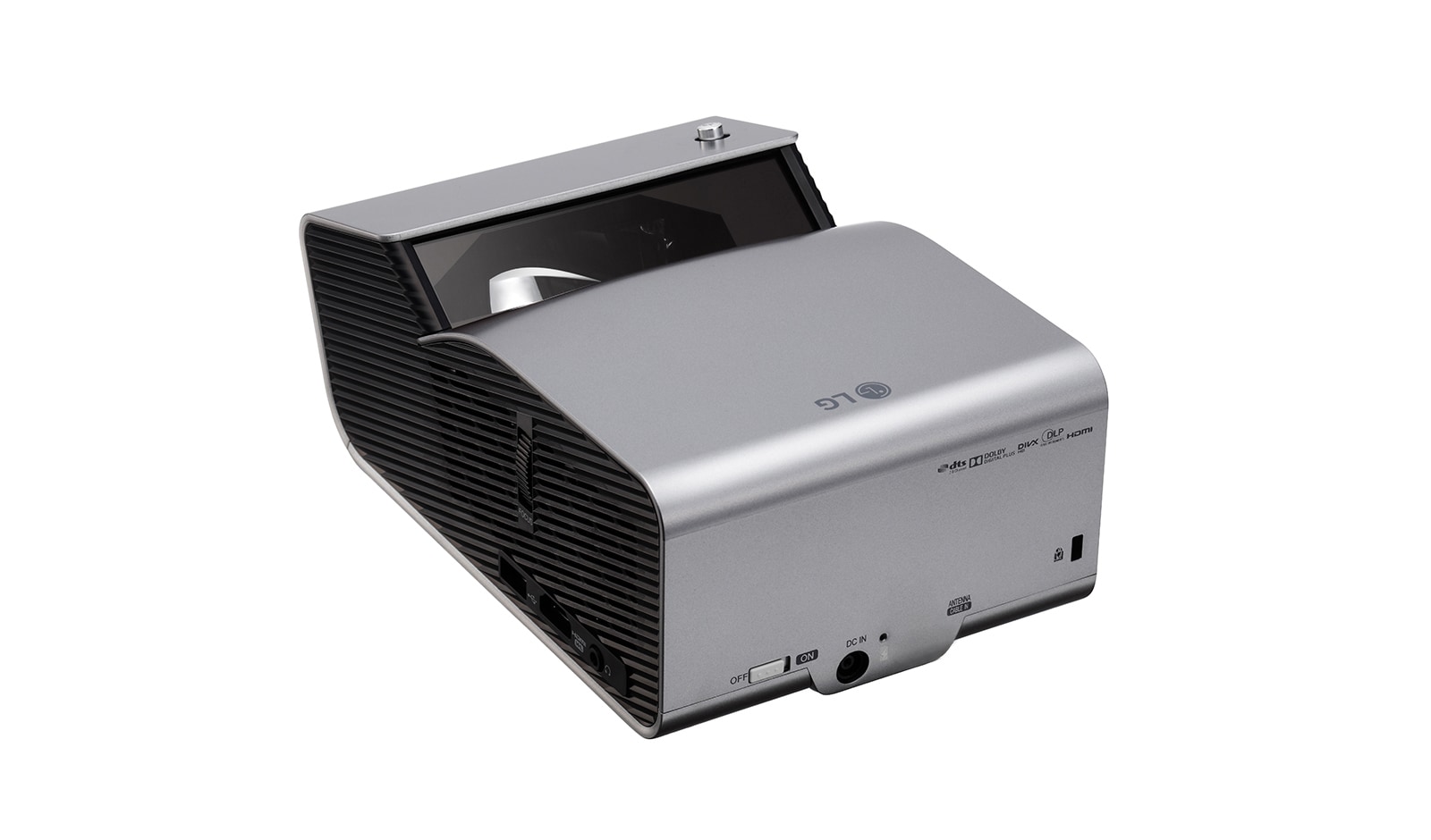 LG Proiettore LED, Portatile, Tiro Corto, 450 lumen, Bluetooth, PH450UG