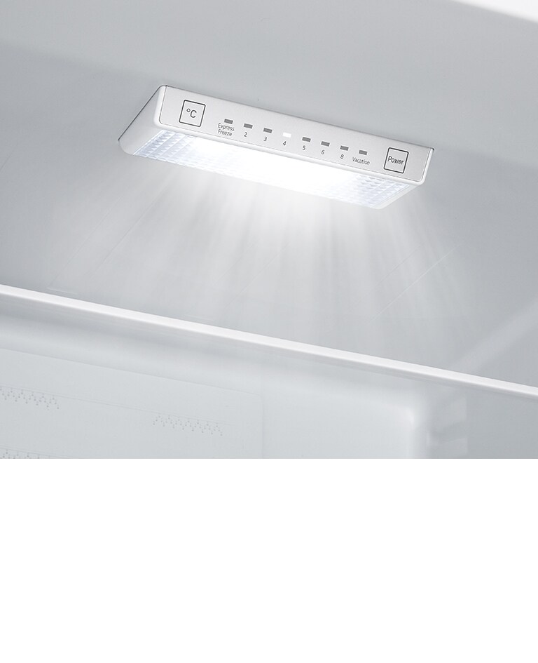 Dettaglio dell'illuminazione a LED interna