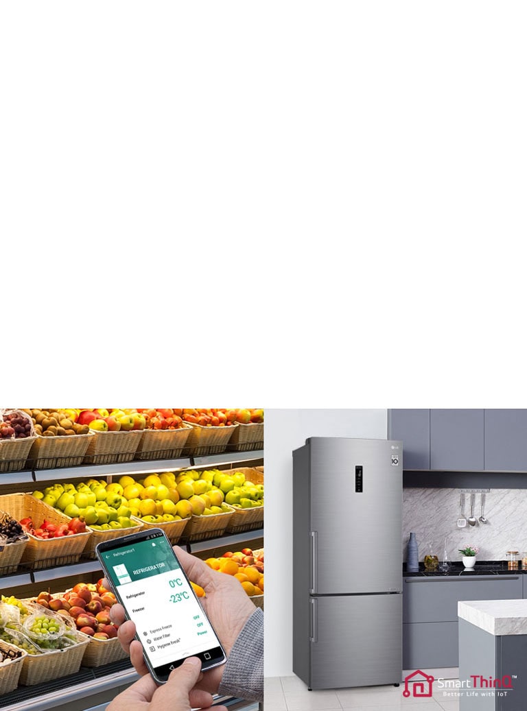 Modifica le impostazioni del frigorifero da remoto