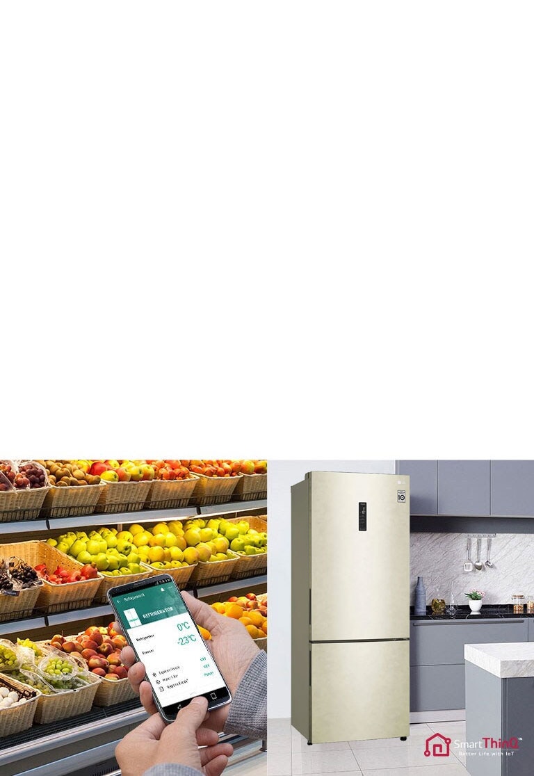 Modifica le impostazioni del frigorifero da remoto