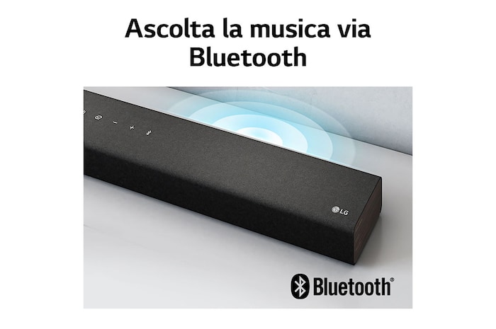 LG Soundbar Bluetooth per TV da 300 Watt LG, S40Q