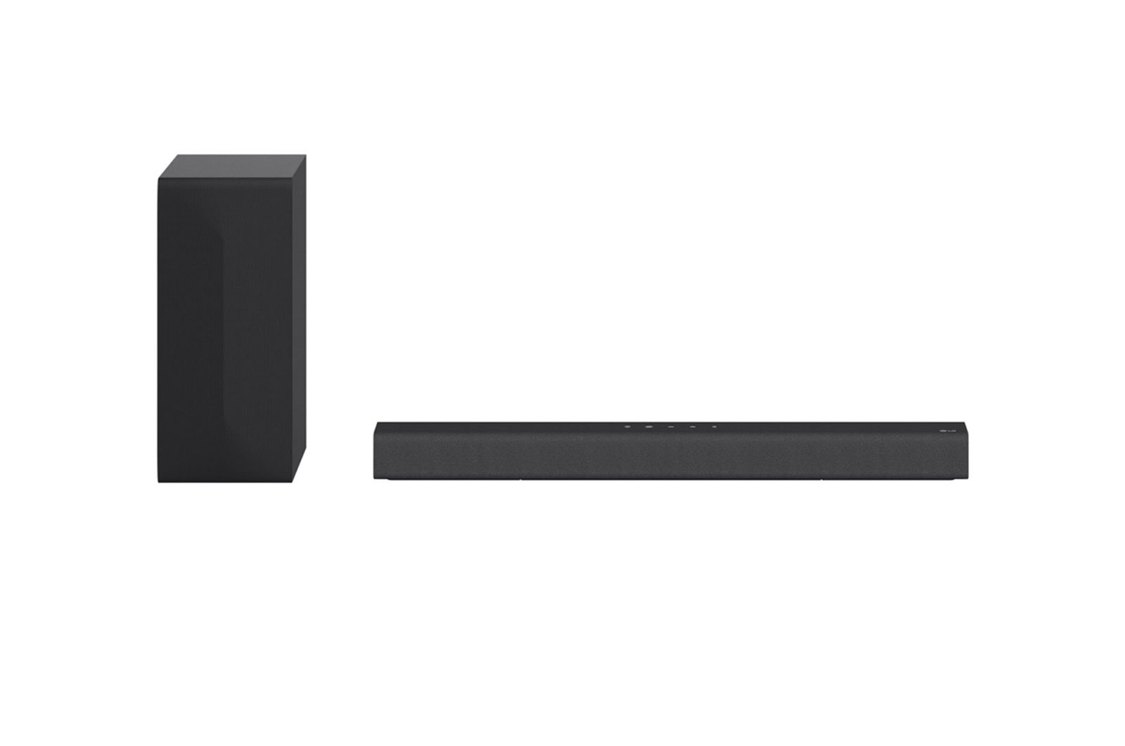 vista frontale con subwoofer
