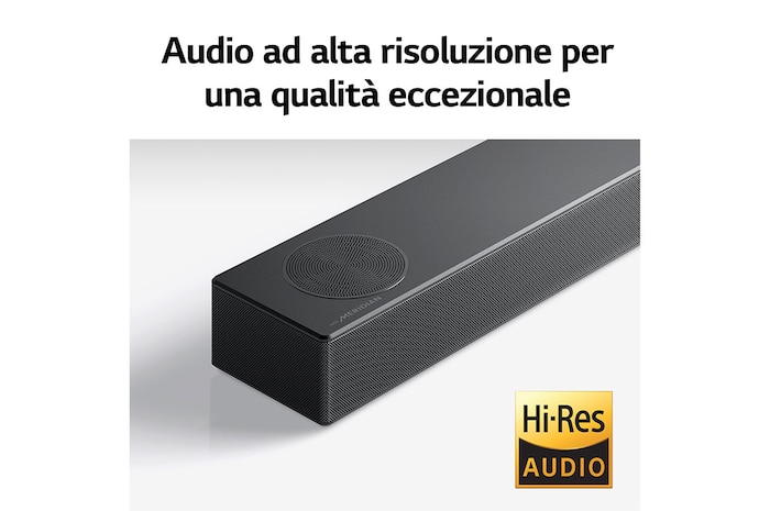 LG Soundbar per TV con audio a 3.1.2 canali LG, S75Q