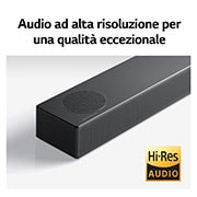 LG Soundbar per TV con audio a 3.1.2 canali LG, S75Q