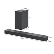 LG Soundbar per TV con audio a 3.1.2 canali LG, S75Q