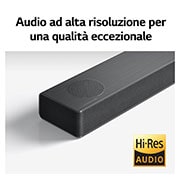 LG Soundbar S80QY I 480W I 3.1.3 canali I Meridian, Dolby Atmos, AI Sound Pro, Wi-Fi, S80QY