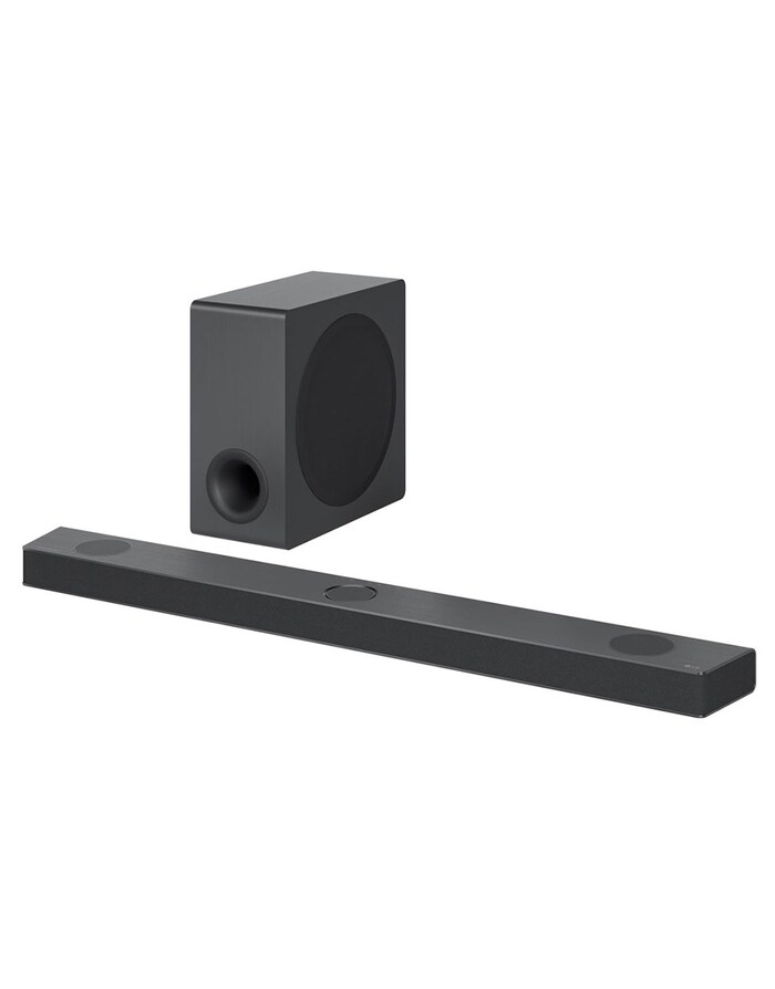 LG Soundbar S90QY I 570W I 5.1.3 canali I Meridian, Dolby Atmos, AI Sound Pro, Wi-Fi, S90QY