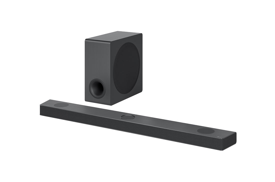 LG Soundbar S90QY I 570W I 5.1.3 canali I Meridian, Dolby Atmos, AI Sound Pro, Wi-Fi, S90QY