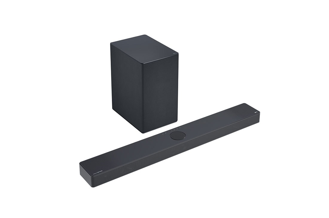 LG Soundbar SC9S | 3.1.3 canali, 400W | Triplo speaker up-firing, Staffe per OLED C2 e C3, Meridian, Dolby Atmos, Wi-Fi, SC9S