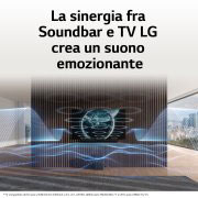 LG Soundbar SC9S | 3.1.3 canali, 400W | Triplo speaker up-firing, Staffe per OLED C2 e C3, Meridian, Dolby Atmos, Wi-Fi, SC9S