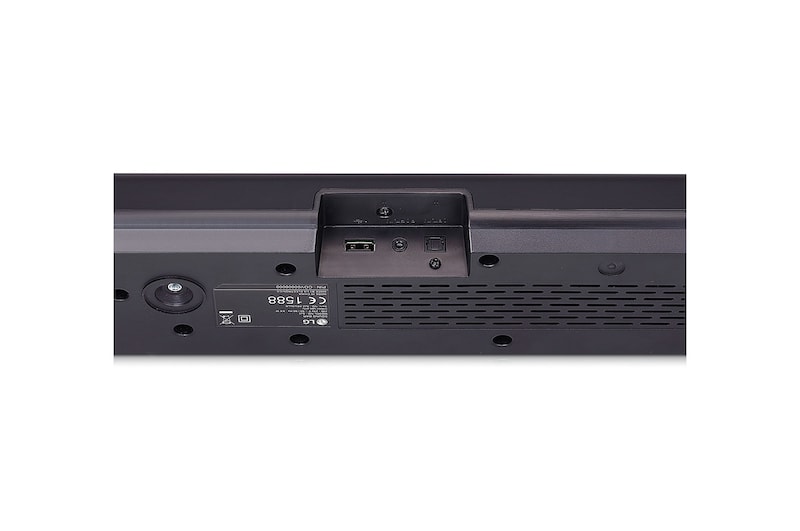 LG Soundbar SQC4R I 4.1 canali, 220W I Casse posteriori incluse, Dolby Digital, Subwoofer wireless, Bluetooth, USB, Ottico, SQC4R