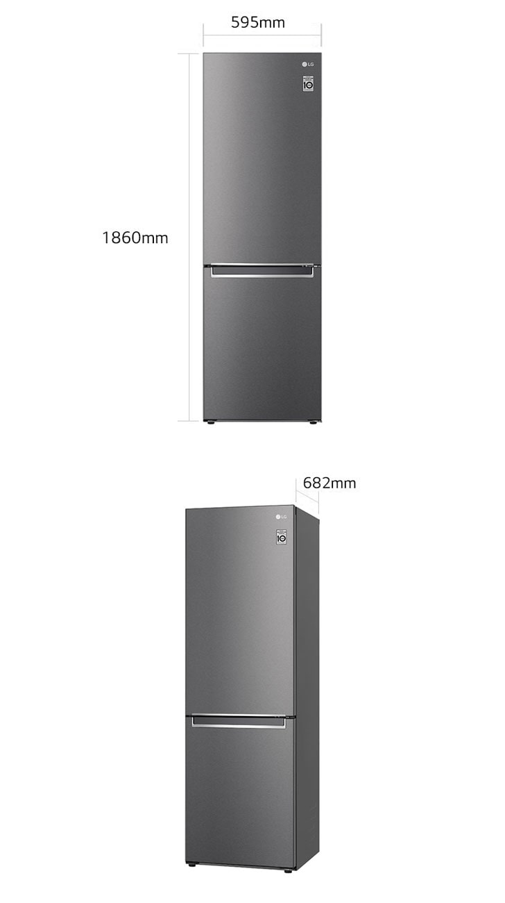 LG Frigo Combi GBP61SWPGN No Frost Blanc