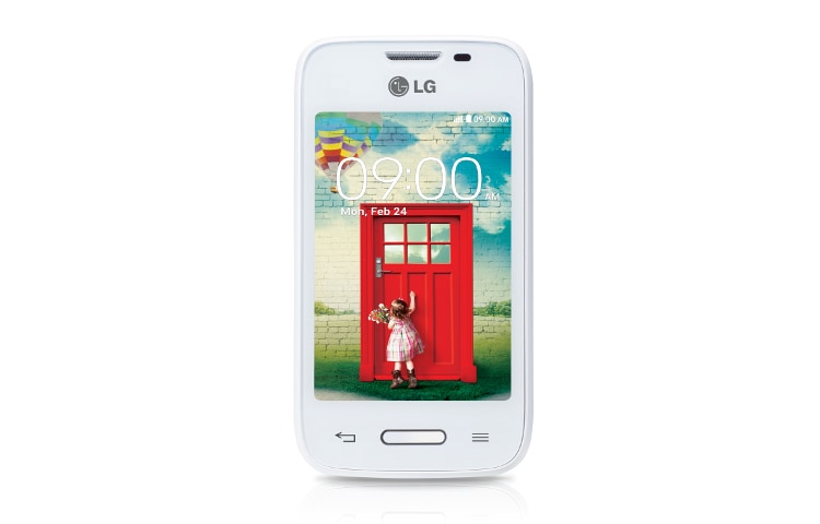 LG L35 (D150) smartphone Android™ 4.4, L Series III, display da 3.2'', cpu Dual-Core 1.2GHz, Fotocamera 3MP, Knock Code™., LG L35 (D150)