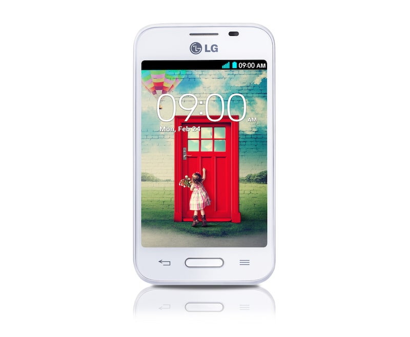 LG L40 (D160) smartphone Android™ 4.4, L Series III, display da 3.5'', cpu Dual-Core 1.2GHz, Fotocamera 3MP, Knock Code™, LG L40 (D160)