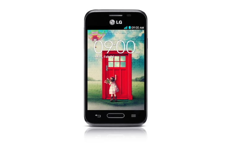 LG L40 (D160) smartphone Android™ 4.4, L Series III, display da 3.5'', cpu Dual-Core 1.2GHz, Fotocamera 3MP, Knock Code™, LG L40 (D160)