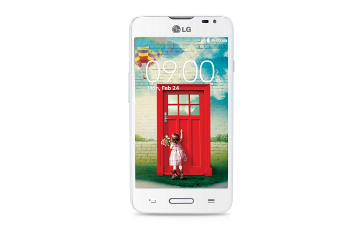 LG L65 (D280n) smartphone Android™ 4.4, L Series III, display da 4.3'', cpu Dual-Core 1.2GHz, Fotocamera 5MP, Knock Code™, LG L65 (D280N)