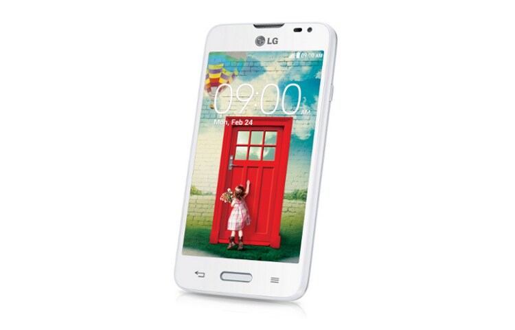 LG L65 (D280n) smartphone Android™ 4.4, L Series III, display da 4.3'', cpu Dual-Core 1.2GHz, Fotocamera 5MP, Knock Code™, LG L65 (D280N)