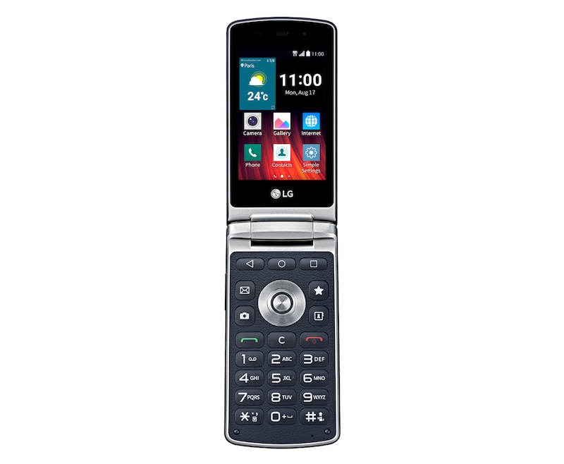LG Wine Smart Telefono cellulare Display 3.2" Design a conchiglia Android 5.1.1 , LG Wine Smart (H410)