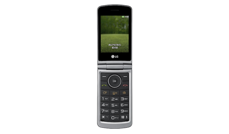 LG  Telefono cellulare Display 3" Design a conchiglia Compatibile con protesi audio, LG G351