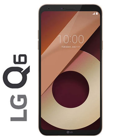 smartphone LG Q6 colore Terra Gold