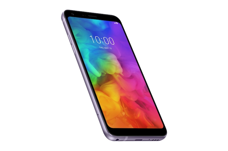 LG Q7 Dual SIM Smartphone FullVision 5.5" Selfie ritratto Audio DTS:X Resistente all’acqua Batteria 3000mAh ricarica rapida, LMQ610EMW