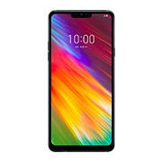 Vista frontale di LG G7 Fit Smartphone I.A. Super Bright Display da 6.1&#34; Fotocamera 16MP Audio professionale  LMQ850EM