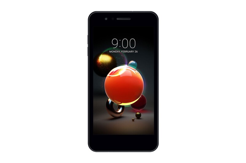 Vista frontale di LG K9 Dual Sim Smartphone Display 5" HD Fotocamera da 8MP LMX210EMW