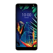 Vista frontale di LG K40 Smartphone I.A Display FullVision 5.7&#34; Fotocamera da 16MP Audio 3D Surround DTS:X LMX420EM