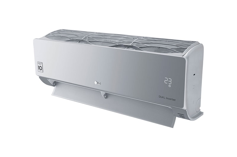LG ARTCOOL Climatizzatore Inverter 12000 BTU, Silver, Wi-Fi ThinQ, Ionizzatore, AC12SQ