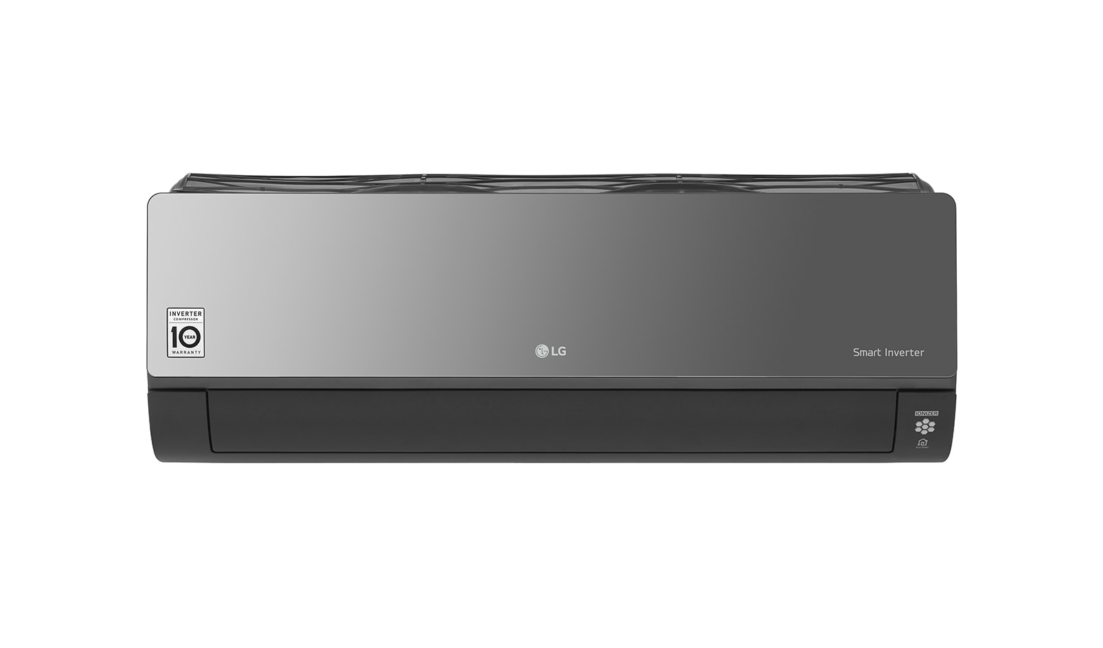Vista frontale di LG Climatizzatore Smart Inverter Artcool Wi-Fi Classe energetica A&#43;&#43; / A&#43; 19dB(A) 9000 BTU AM09BP