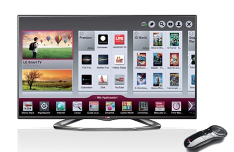 Aurabeam Telecomando Universale Sostitutivo Per TV LG 55LA620S E Modelli Compatibili, Con Garanzia 1 Anno