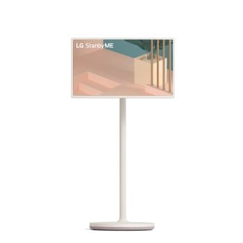Immagine frontale dello schermo portatile LG StanbyME 27ART10