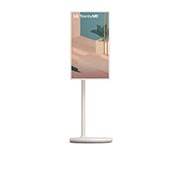 LG StanbyME | Schermo personale da 27'' | Touchscreen orientabile, Design a stelo con ruote, Batteria integrata, Wi-Fi, WebOS 22, 27ART10AKPL
