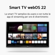 LG Full HD | TV 27" Serie TQ615S | Full HD, IPS, smart TV webOS 22, Nero, 27TQ615S-PZ