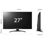 LG 27TQ615S-PZ 27inch LED TV Monitor IPS FHD 1ms 250cd/m2 HDMIx2 USB2. –  W-Warehouse