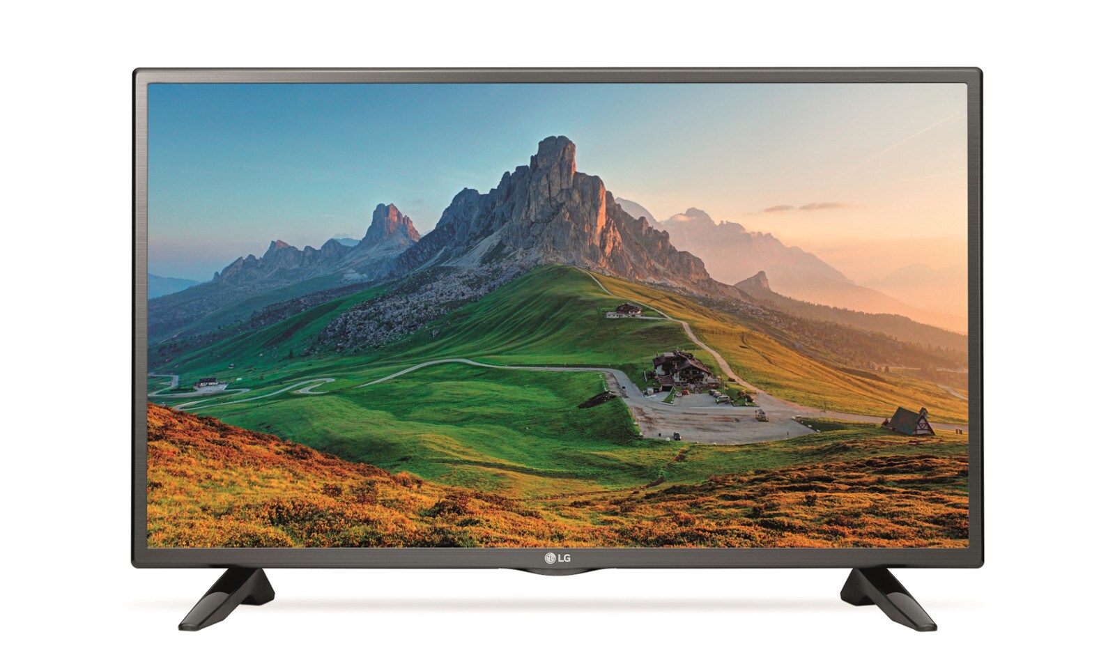 Vista frontale di LG TV LED 32&#34; HD Ready Smart TV Wi-Fi Integrato 32LH590U