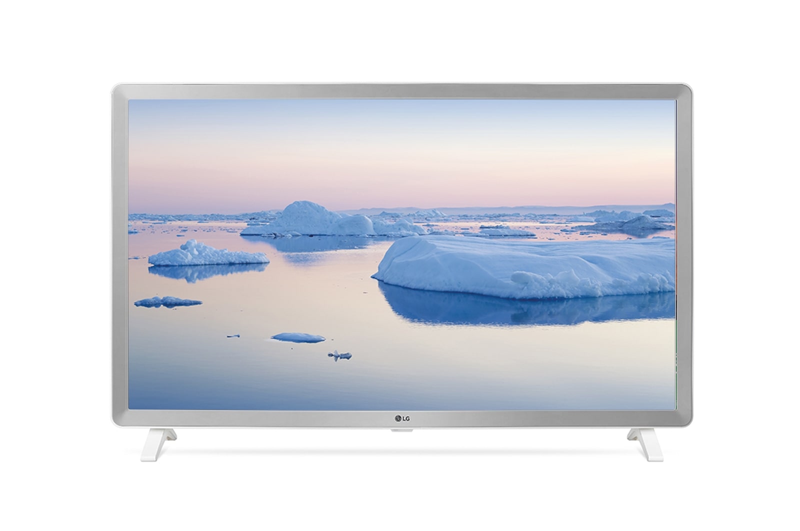Vista frontale di LG TV LED 32’’ Full HD Smart TV Active HDR 32LK6200PLA