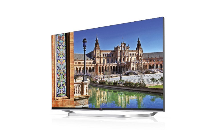 LG TV LED 42 pollici Full HD, Smart TV webOS Cinema 3D con DVBT2, DVBS2 e potenza audio 24W 2.1 ch., 42LB730V