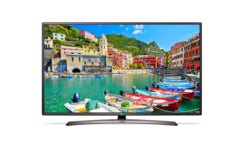 Vista frontale di LG TV LED 43" Full HD Smart TV DVB-T2/S2 Wi-Fi Integrato 43LJ624V