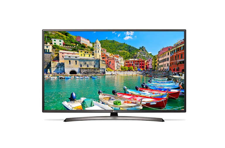 Vista frontale di LG TV LED 43&#34; Full HD Smart TV DVB-T2/S2 Wi-Fi Integrato 43LJ624V