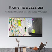 LG TV NanoCell | Serie NANO75 43'' | 4K, α5 Gen5, HDR10, 20W, 3 HDMI, Game Optimizer, Wi-Fi 5, Smart TV WebOS 22, 43NANO756QC