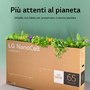 LG TV NanoCell | Serie NANO75 43'' | 4K, α5 Gen5, HDR10, 20W, 3 HDMI, Game Optimizer, Wi-Fi 5, Smart TV WebOS 22, 43NANO756QC