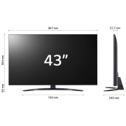 LG NanoCell | TV 55'' Serie NANO76 | 4K, Smart TV, HDR10 Pro, Filmmaker Mode, 55NANO766QA